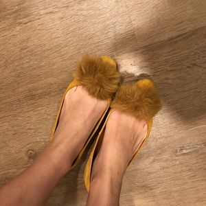 Zara fur flat
